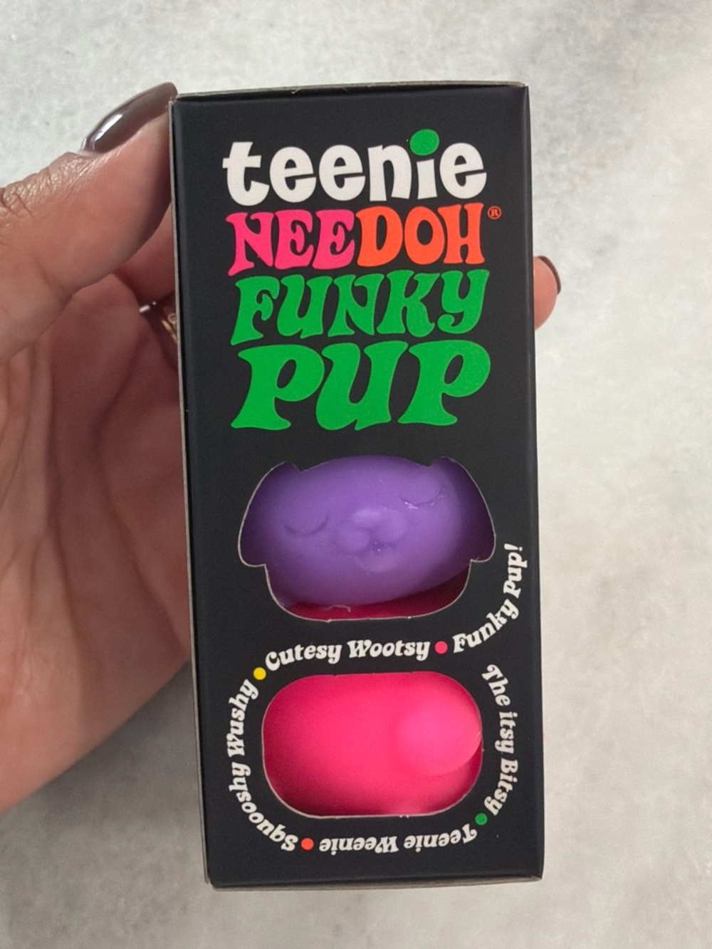 Needoh Funky Pup Bath & Body Set - Purple & Hot Pink